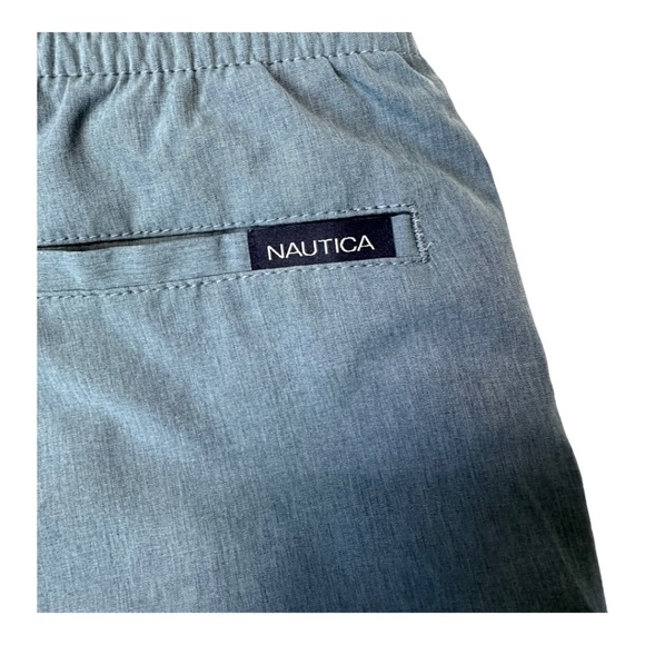 Nautica Boy's Blue Active Pull-On Shorts with Drawstring Waist Size 8 - Picture 3 of 9